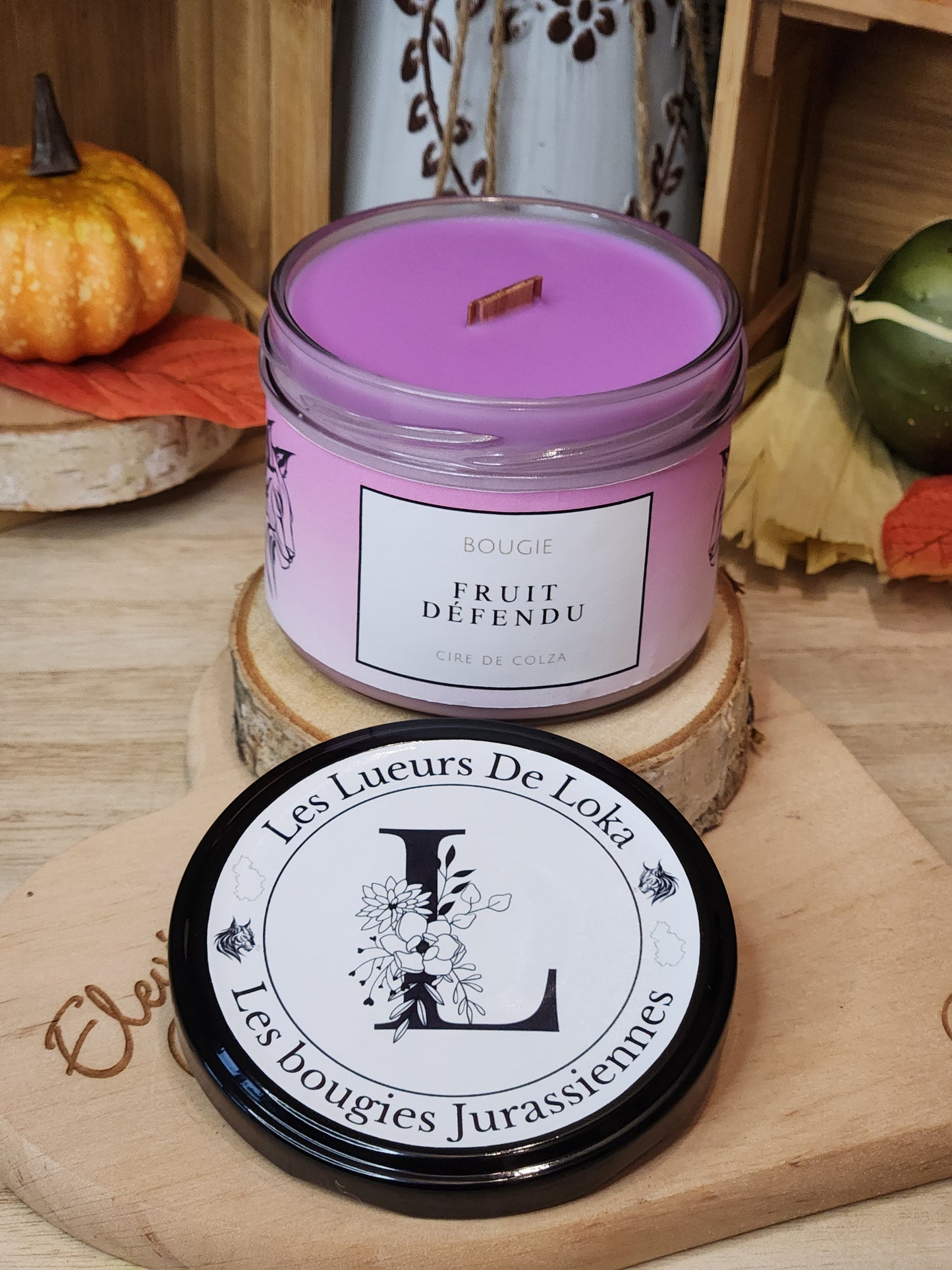 Bougie fruit défendu