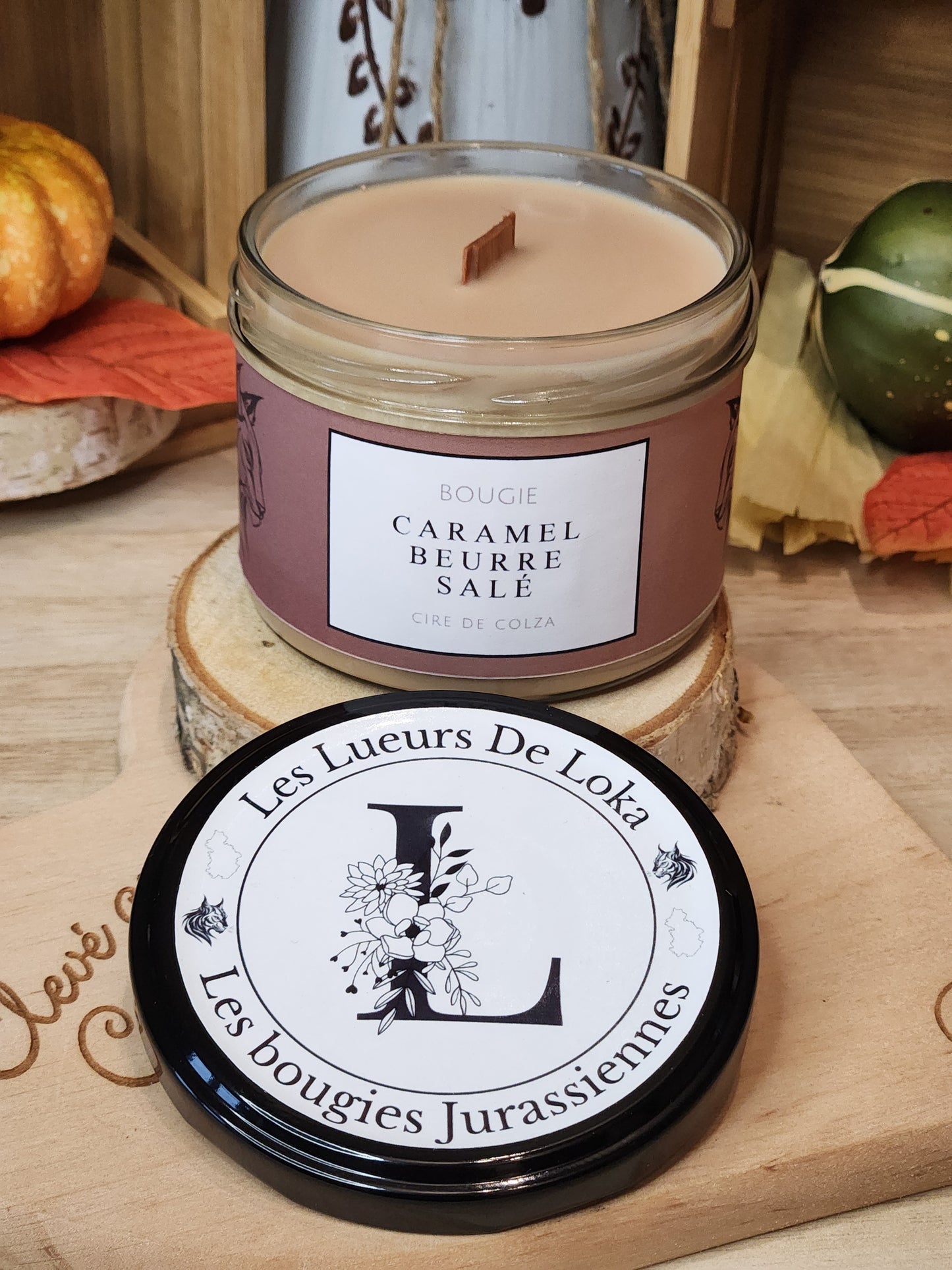 Bougie caramel beurre salé