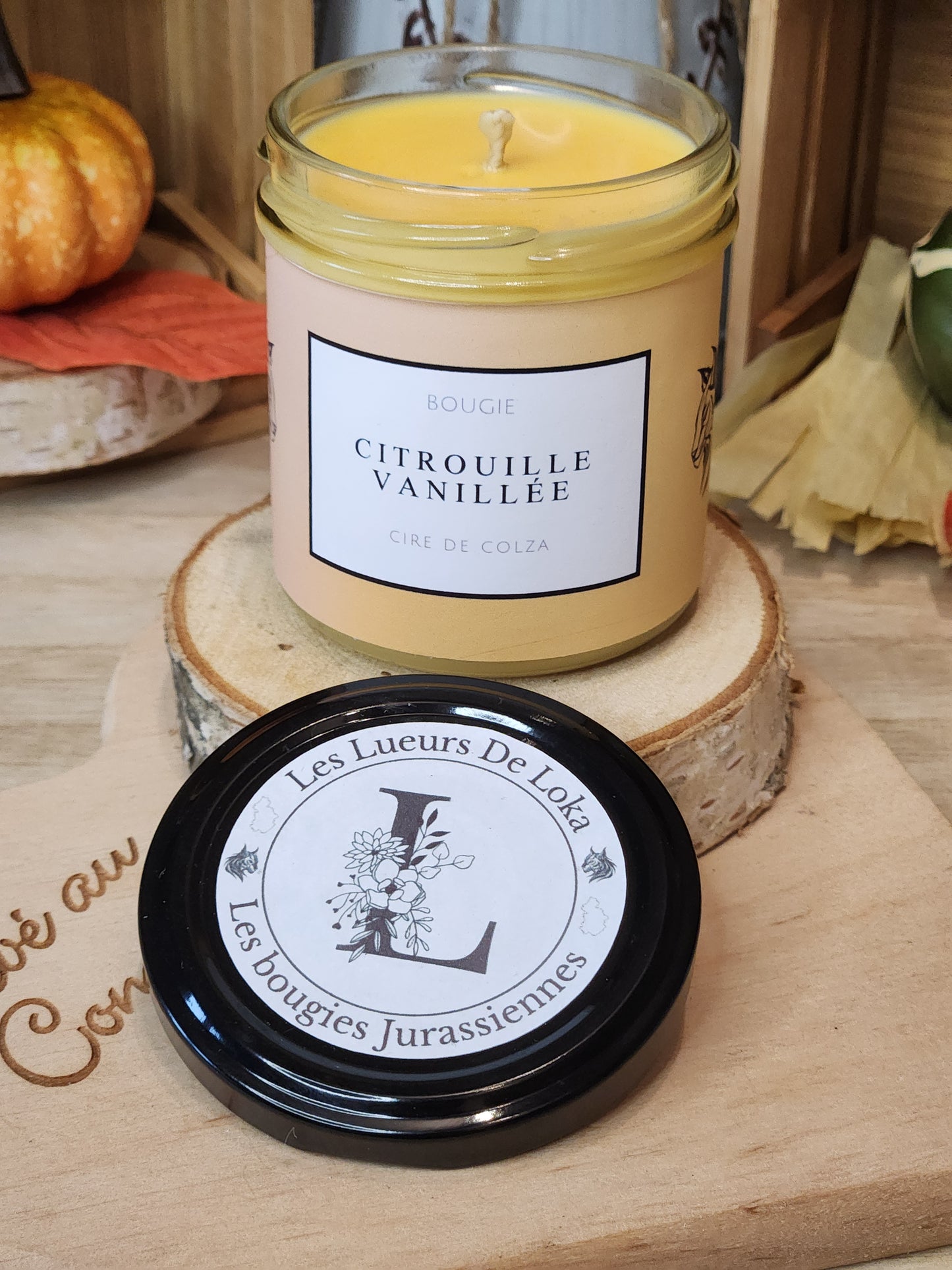 Bougie citrouille vanillée