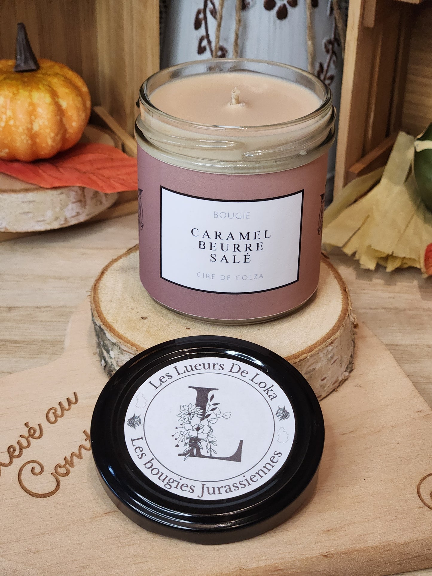 Bougie caramel beurre salé