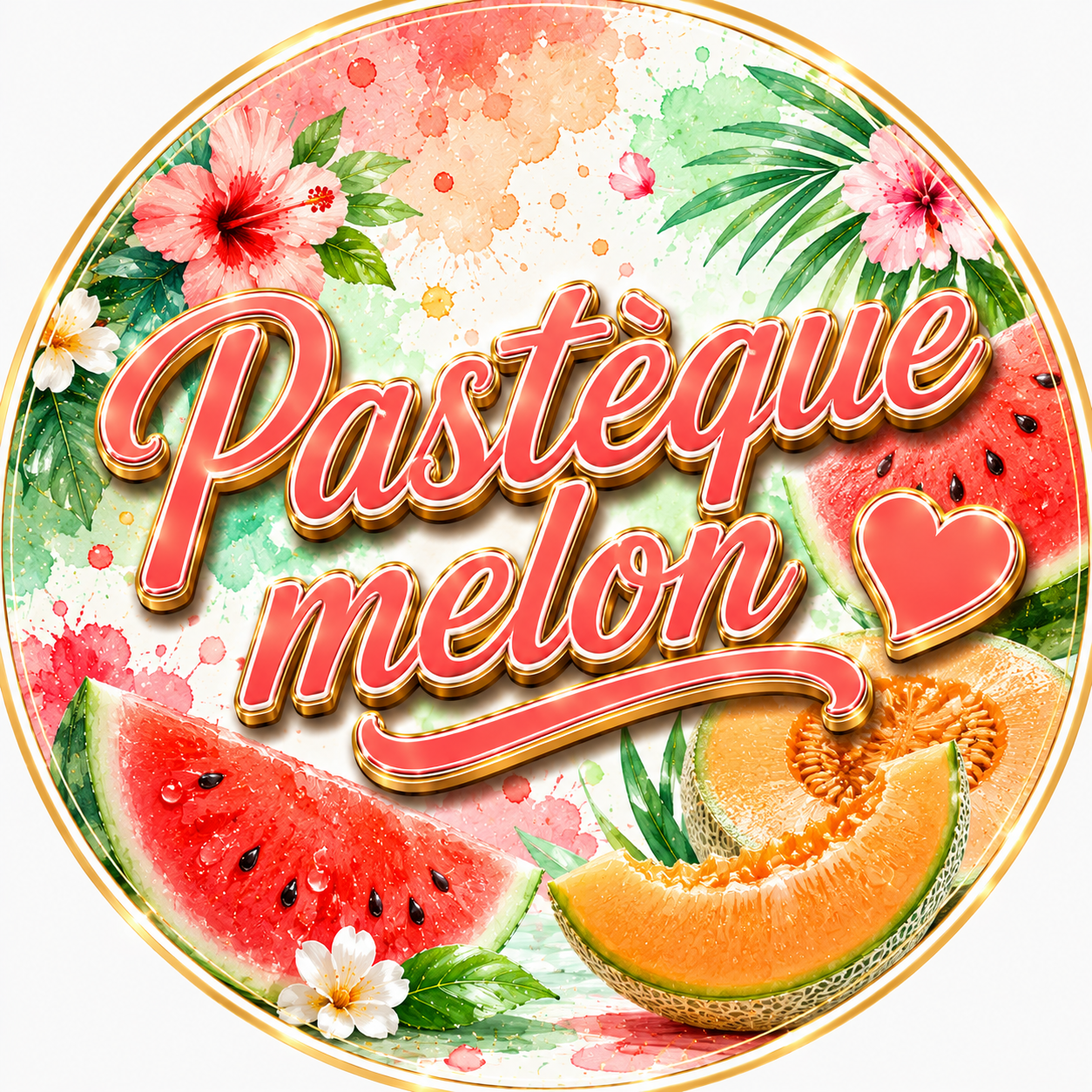 Fondant Pastèque melon
