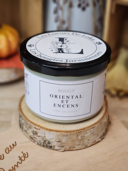 Bougie oriental et encens