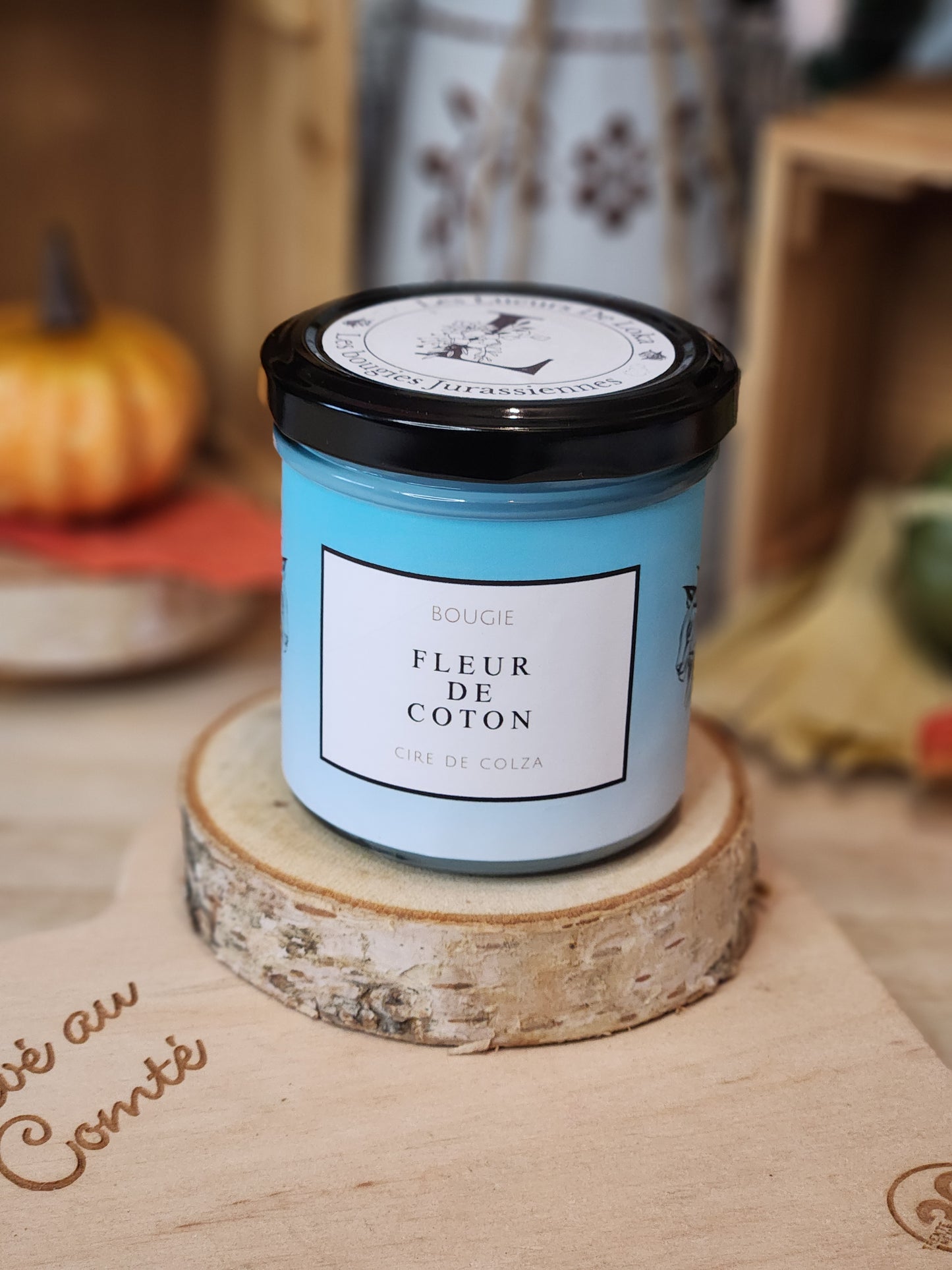 Bougie fleur de coton