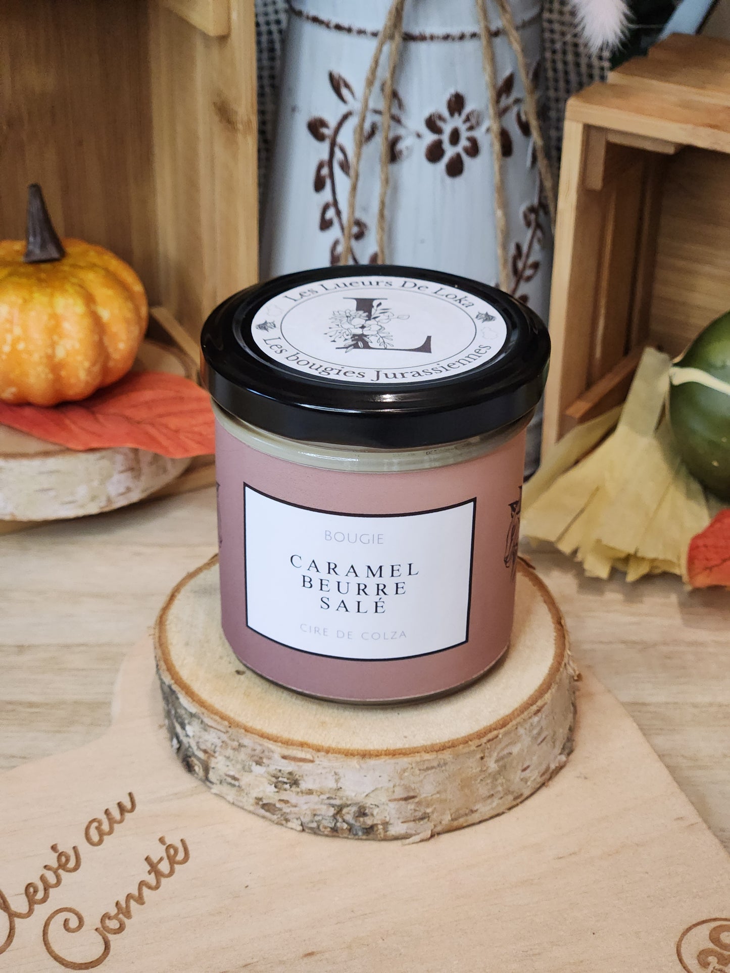 Bougie caramel beurre salé