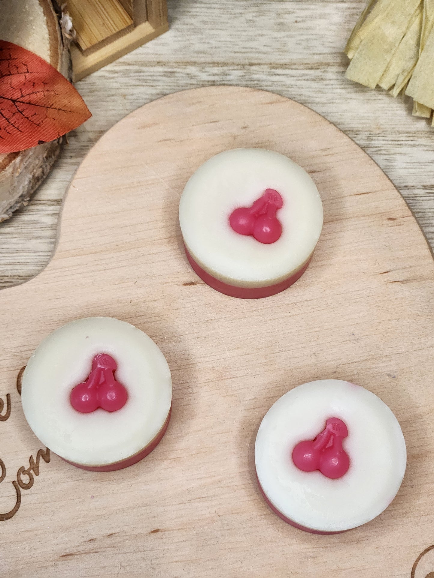 Fondant cerise noire explosive