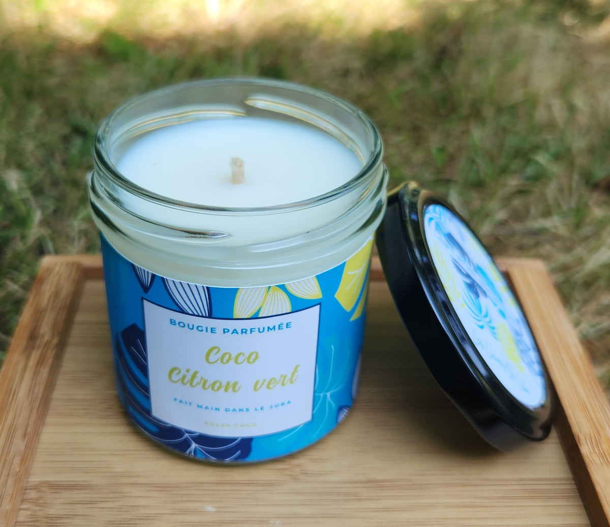 Bougie Coco citron vert