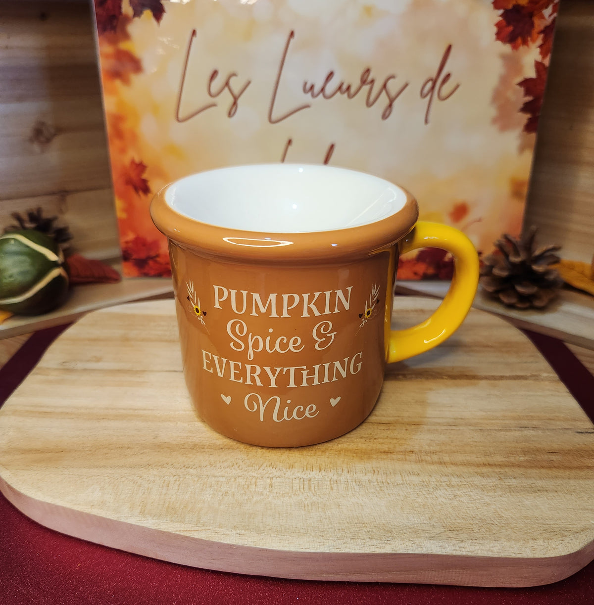 mug citrouille