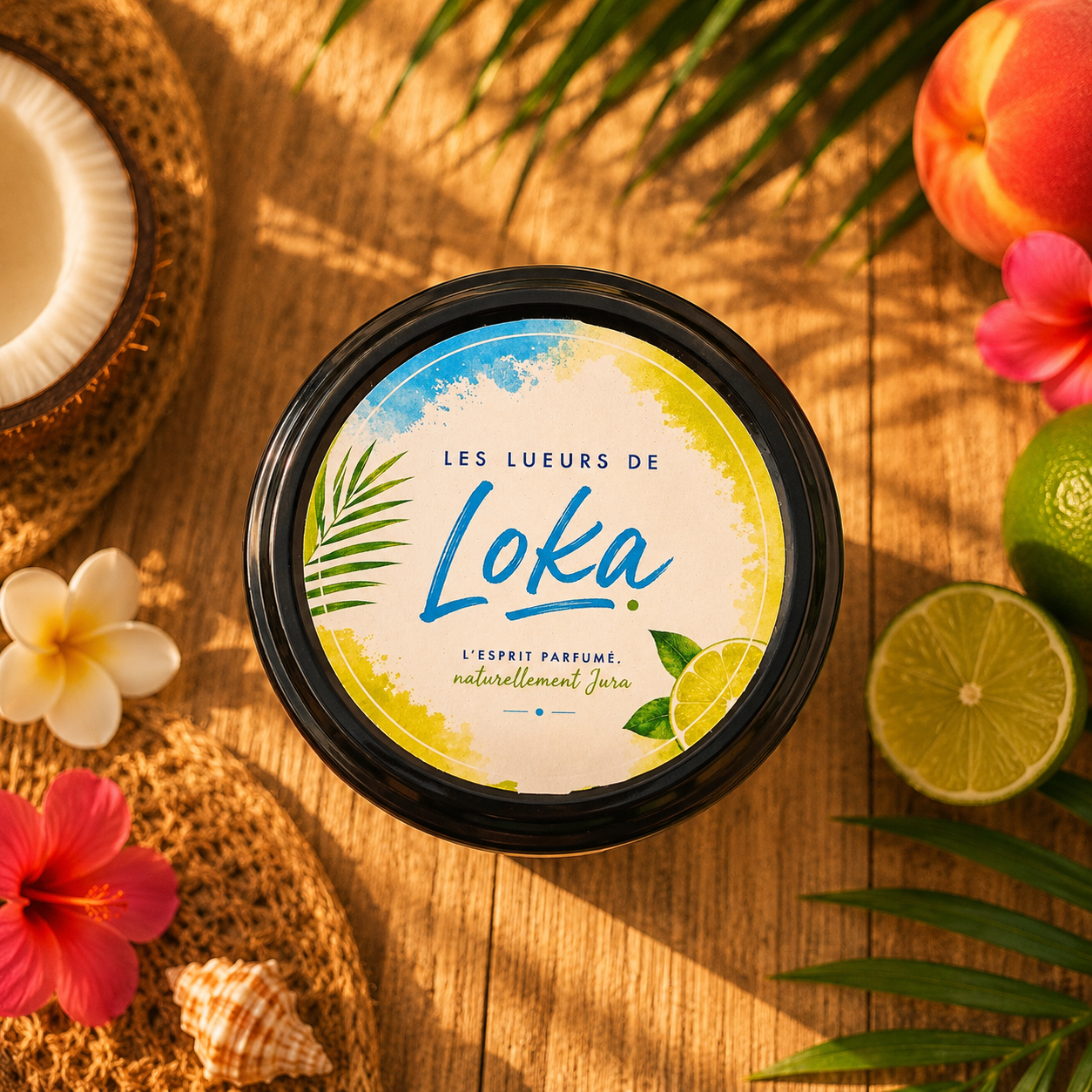 Bougie Coco citron vert