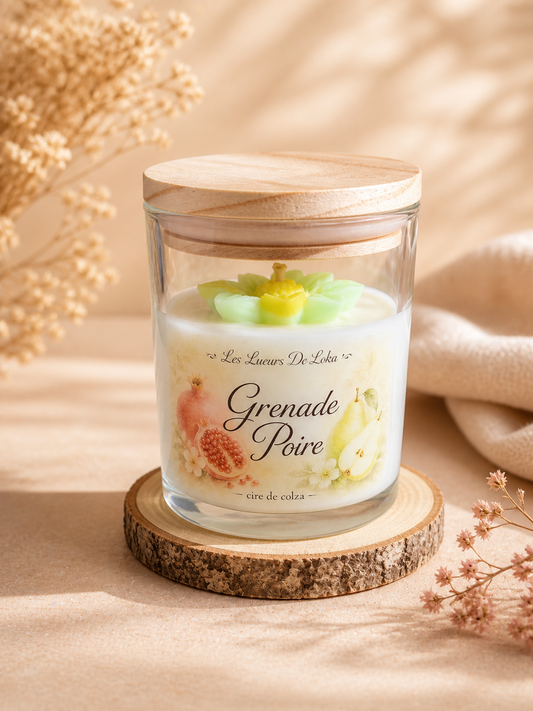 Bougie Grenade poire