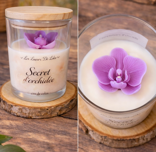 Bougie Secret d'orchidée