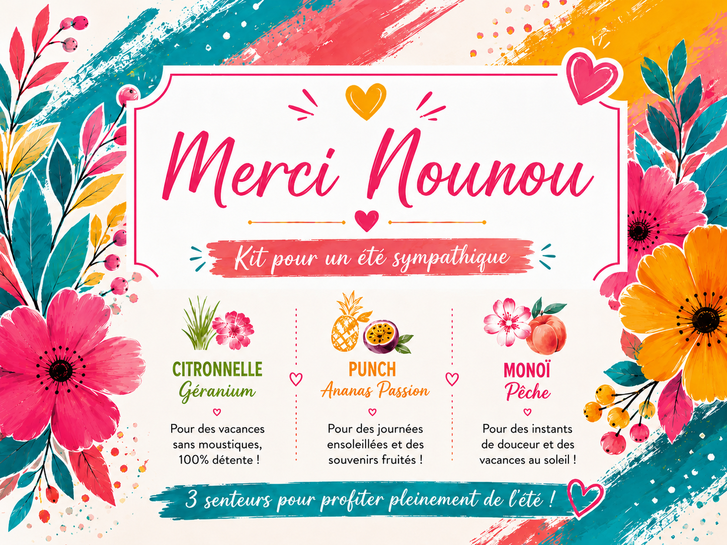 Kit pour un été sympathique
