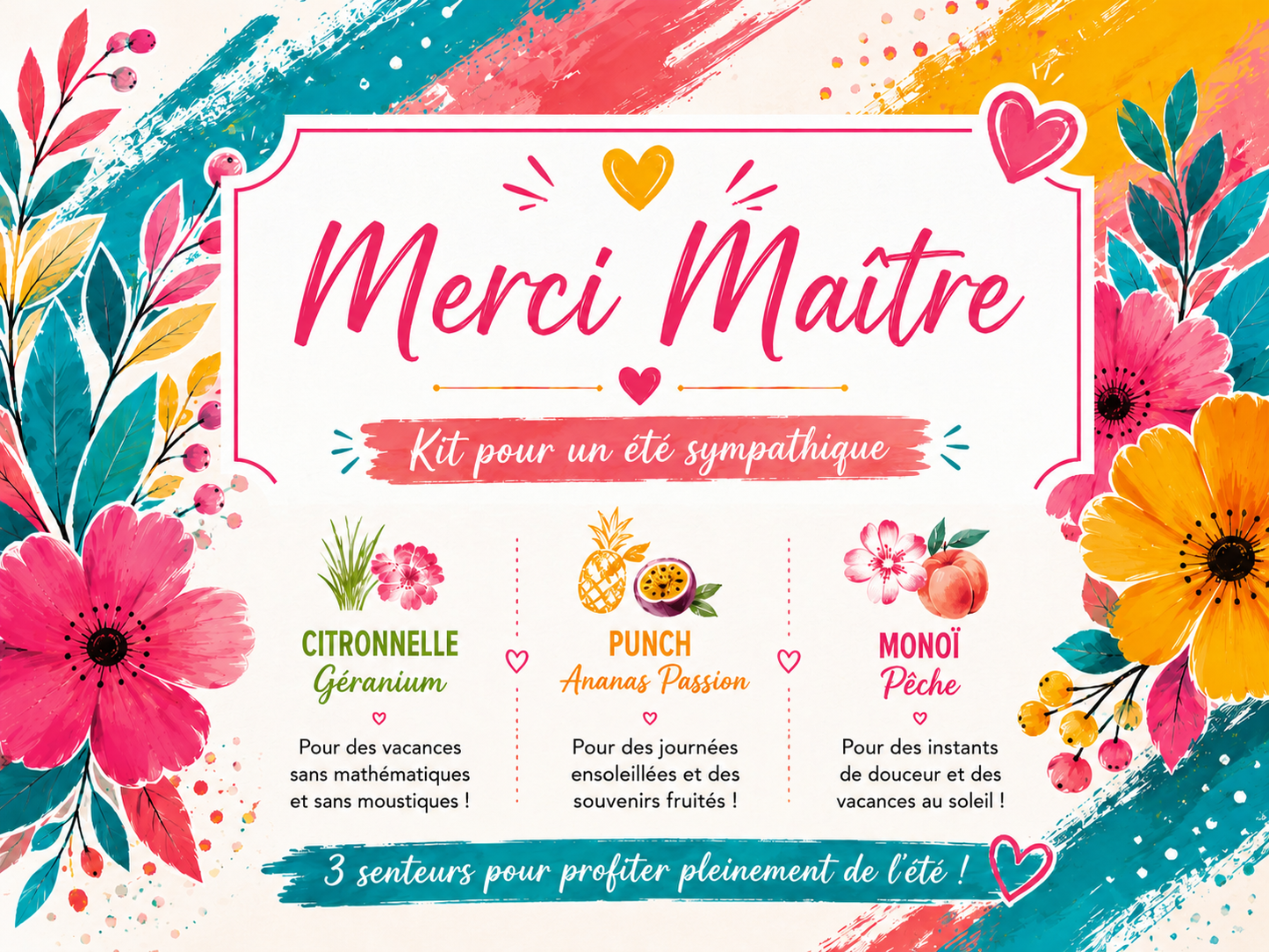 Kit pour un été sympathique
