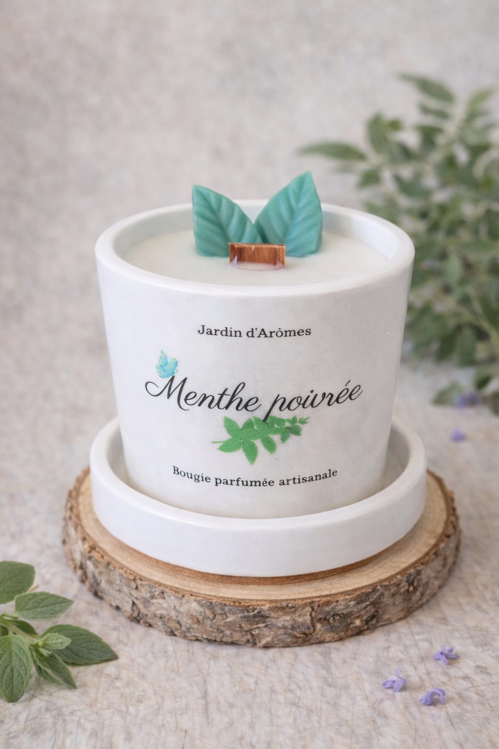 Bougie Menthe poivrée