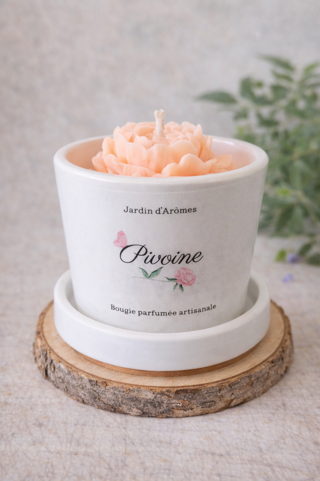 Bougie Pivoine