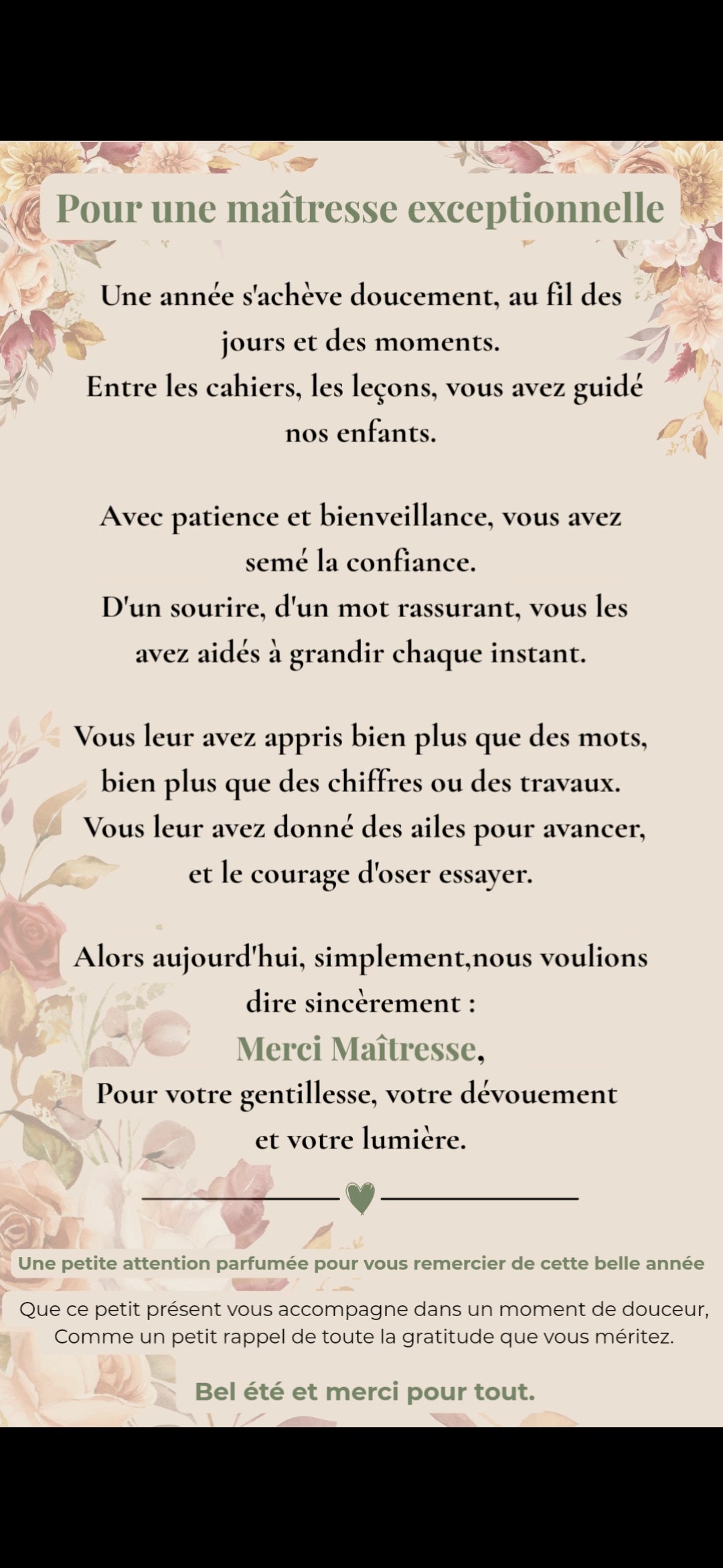 Bougie fin d'année scolaire